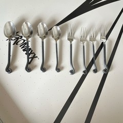 Gourmet Settings SS Flatware Set TREBEL CLEF or FIDDLEHEAD POTTERY BARN