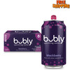 bubly Sparkling Water, The Super Mario 12 Fl Oz (Pack of 8), Blackberry- gallery