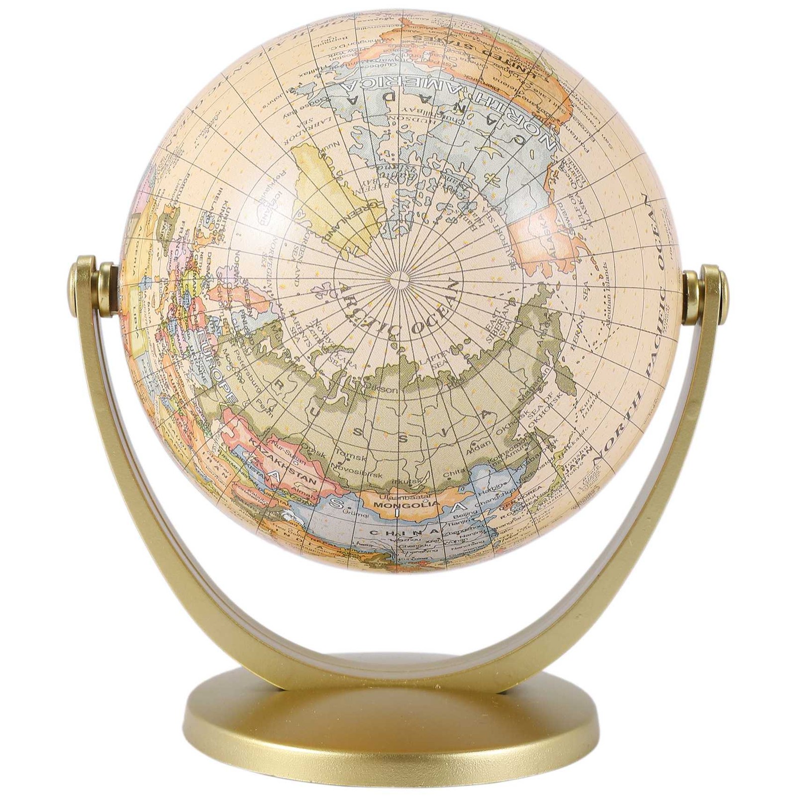Retro Rotating World Globe Earth Antique Home Desktop Decor4294 gallery