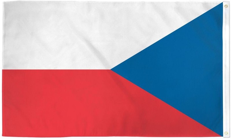 "CZECH REPUBLIC" flag 3x5 ft polyester banner sign Czechia EU UN United Nations gallery
