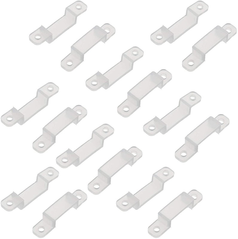 LED Strip Light Mounting Brackets , Silicon Fixed Clips with Screws gallery