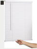LOTUS & WINDOWARE Cordless Mini Blind, 1" Vinyl Slats, 29" W x 64" L - White gallery