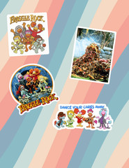 Fraggle Rock 80’s Cartoon 4pc Stickers Pack
