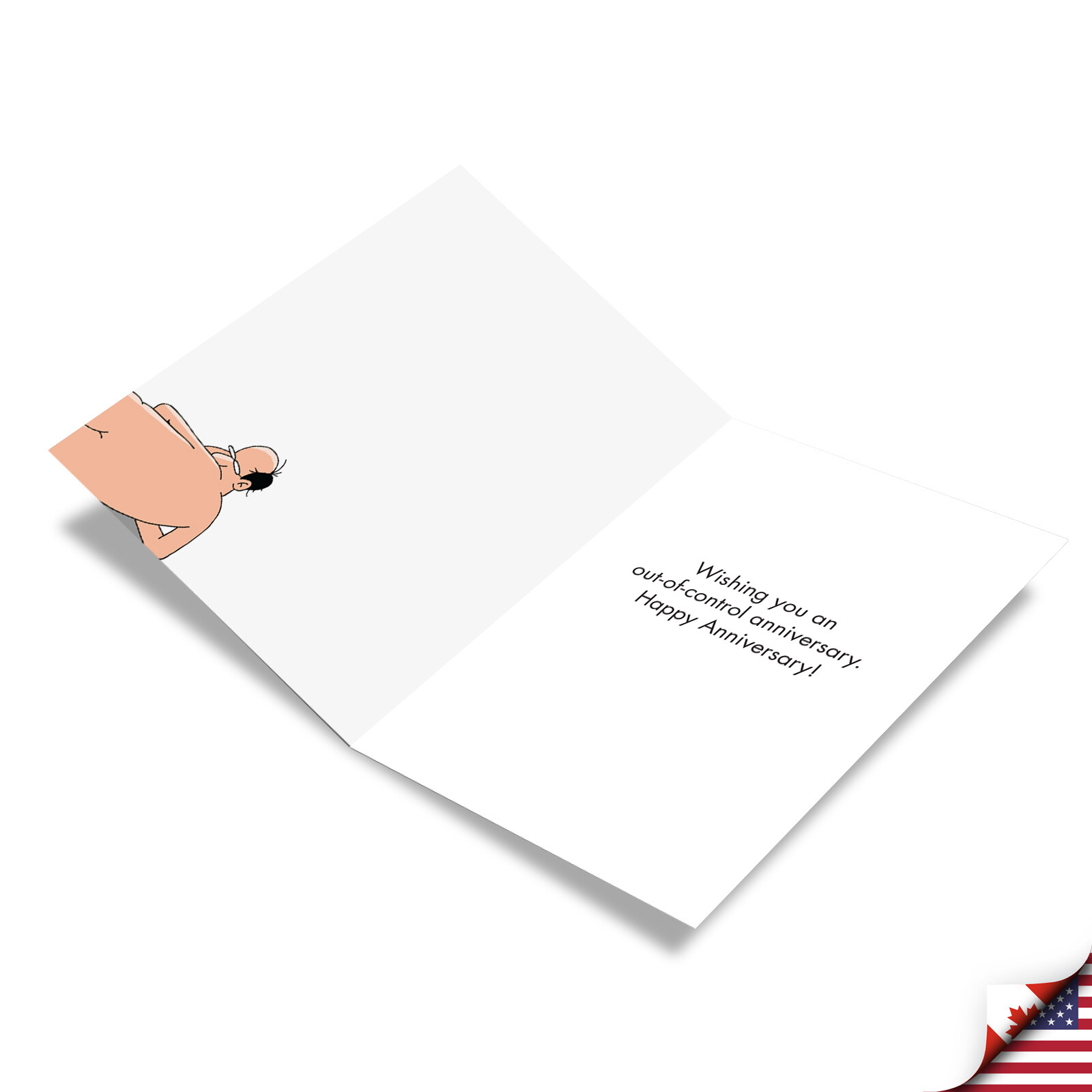 1 Funny Anniversary Card with Envelope - Remote Rash C7013ANG gallery