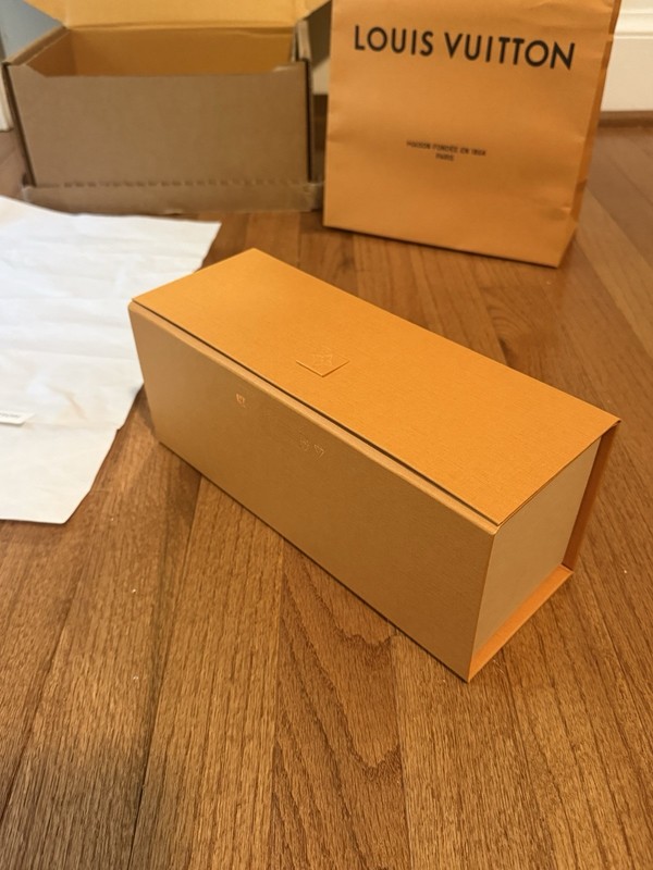 100% Authentic Louis Vuitton Empty Perfume/Cologne Box, Shop Bag, Shipping Box gallery
