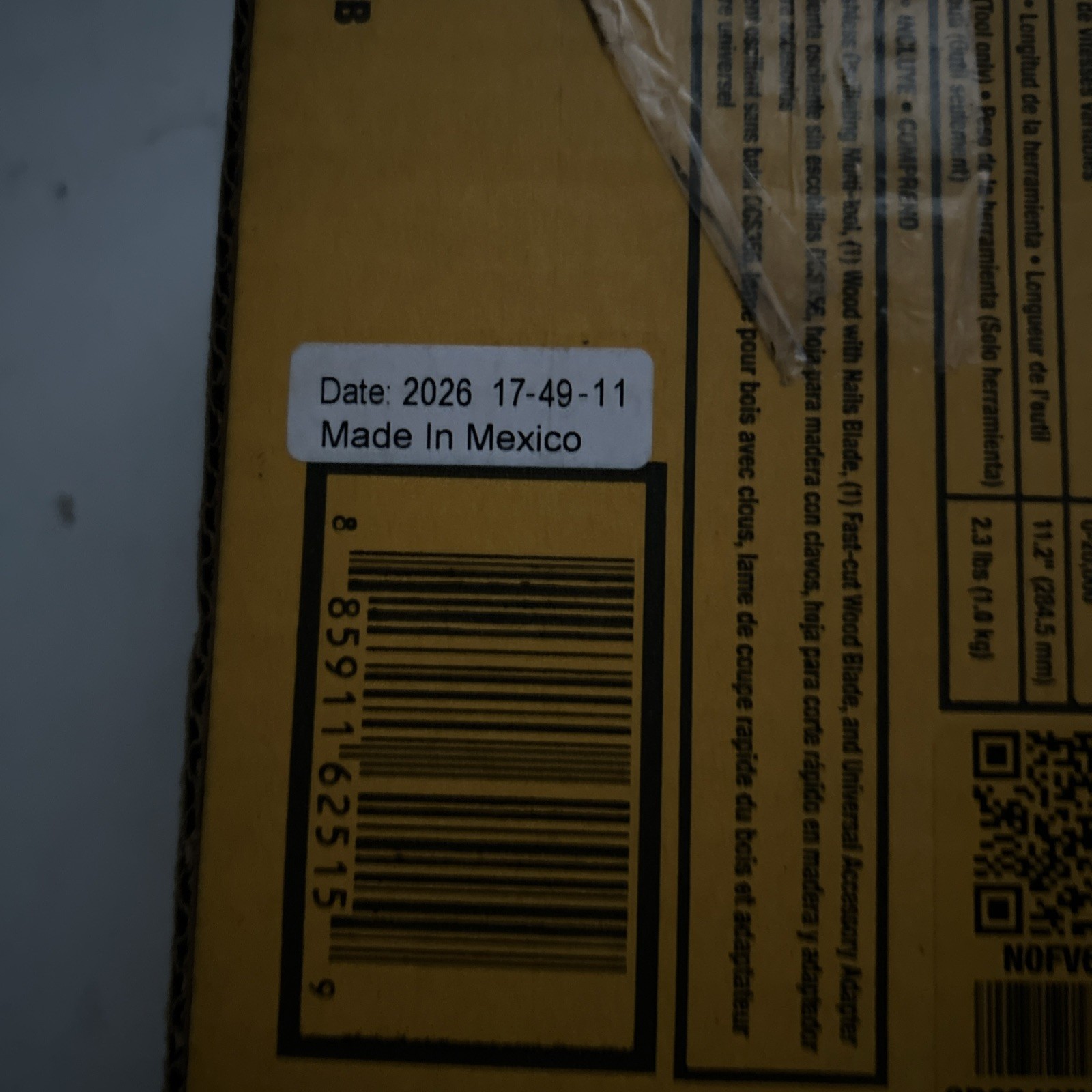 DeWalt Atomic 20V Max Oscillating Multi Tool Brushless Model DCS354B Tool Only gallery