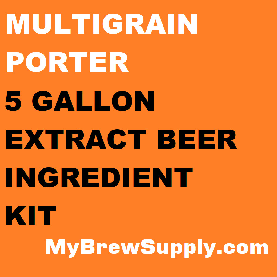 Multigrain Porter Homebrew 5 Gal Beer Extract Ingredient Kit - My Brew Supply gallery