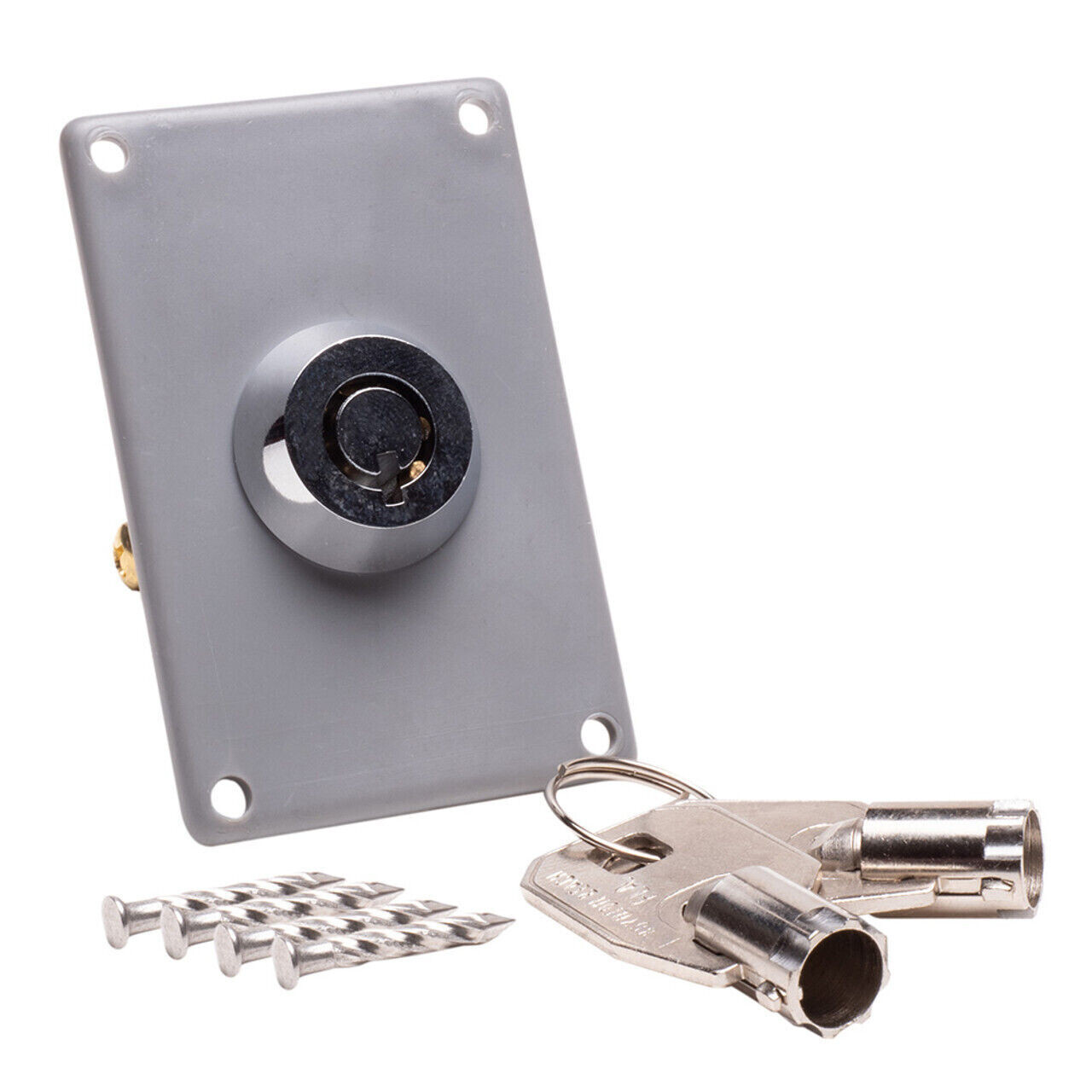 Garage Door Universal Metal Key Switch Cylinder 760CB 59LM All Models 2 Keys gallery
