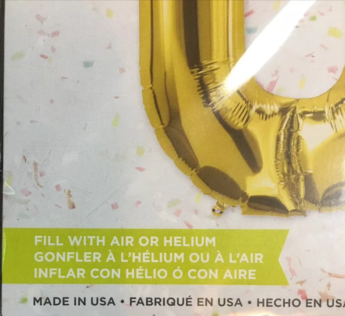 34" Number 0 Balloon Fill With Air Or Helium Jumbo One Piece 34 Inches gallery