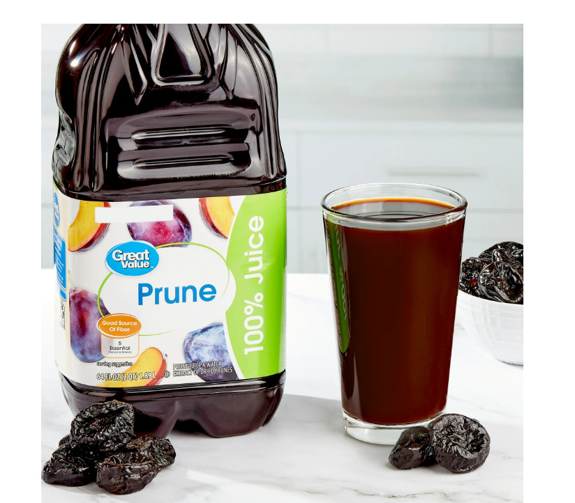 Great Value 100% Prune Juice, 64 fl oz (2 pack) gallery