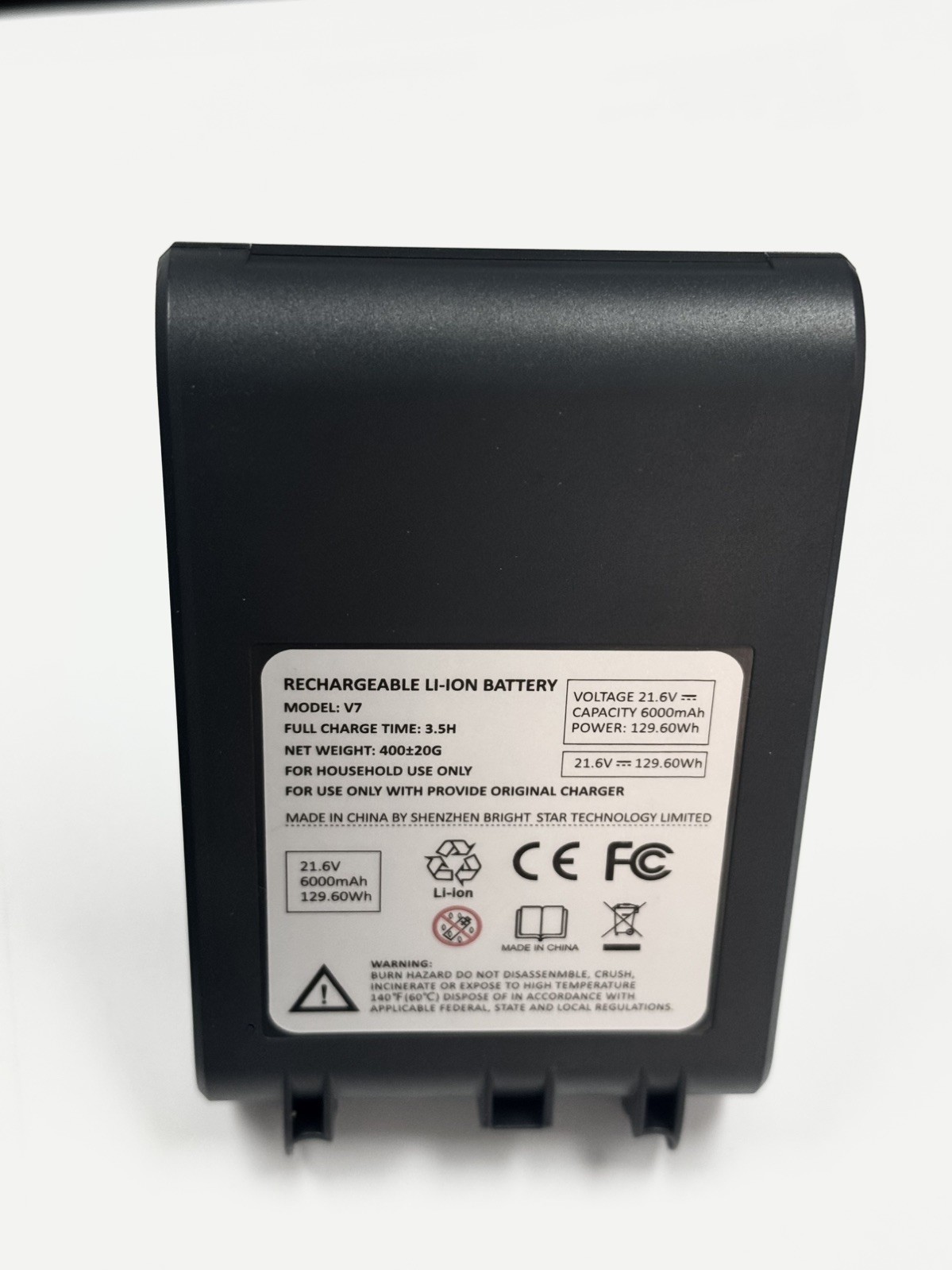 21.6V V7 SV11 Battery Replacement, Compatible with V7 Motorhead V7 Animal Pro V7 gallery