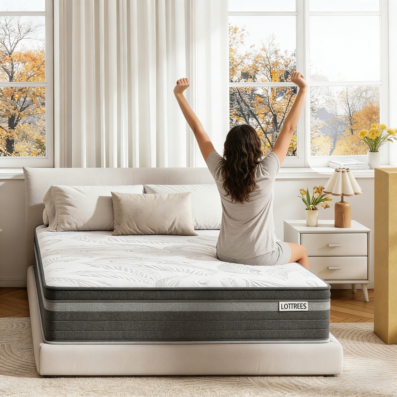 Hybrid Mattress with Individually Wrapped Pocket Springs CertiPUR-US Certified gallery