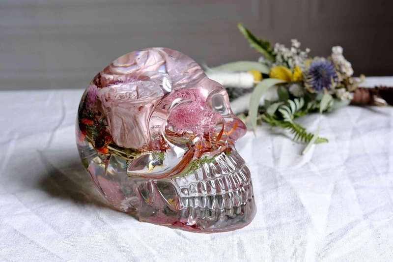 Silicone Skull Mold 3D Extra Large for Epoxy Resin Crafts Home Decor Halloween gallery