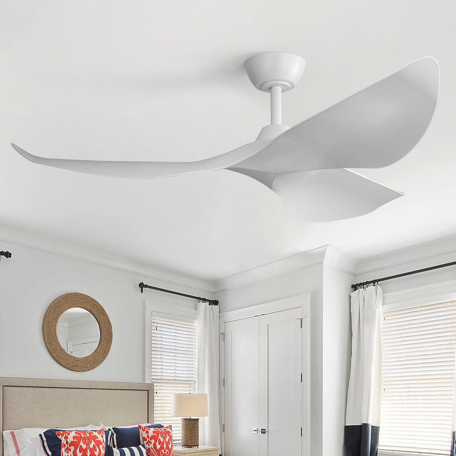 38in Modern Ceiling Fans No Lights with Remote DC 6 Speed Ceiling Fan Home Decor gallery