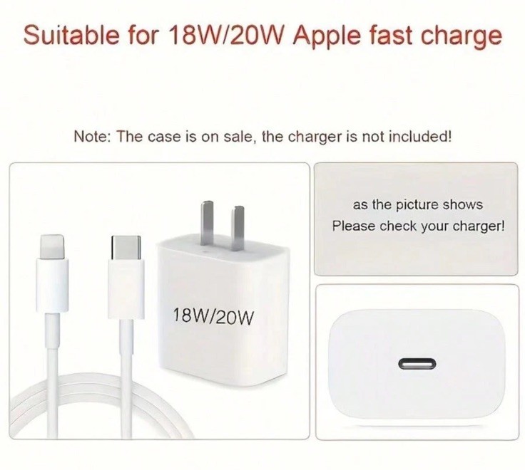 5pcs Coffee Cup And Coffee Bean Charger Case Compatible With Apple 18W/20W gallery
