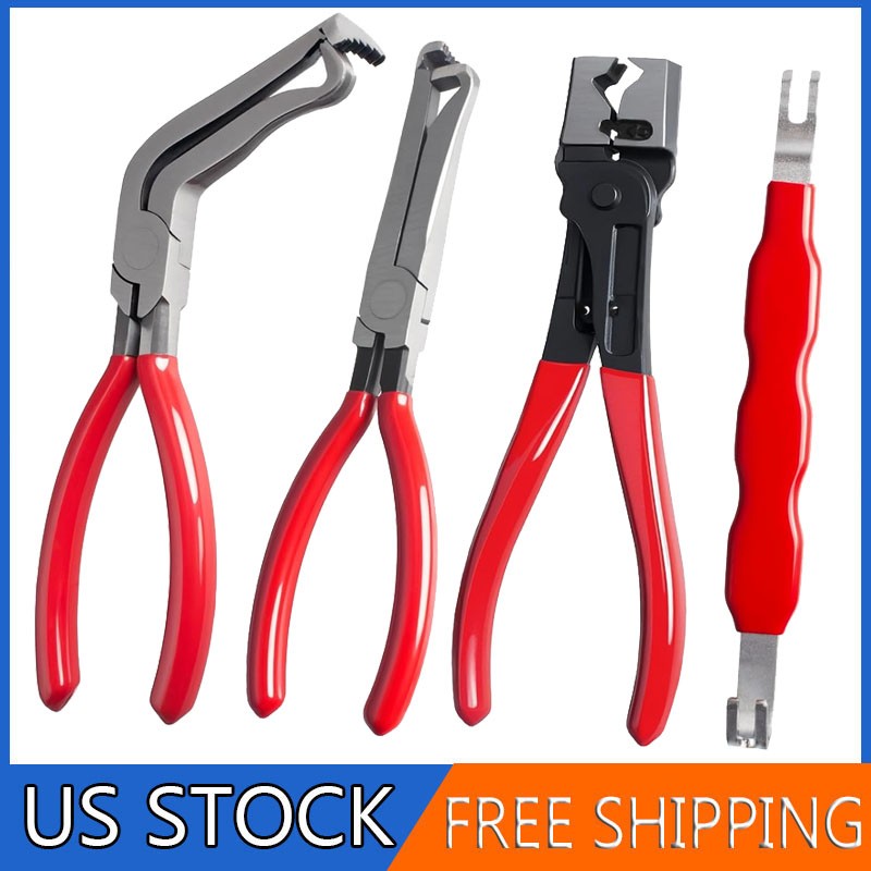 4Pcs Electrical Disconnect Pliers 60° Automotive Electrical Connector Separator gallery
