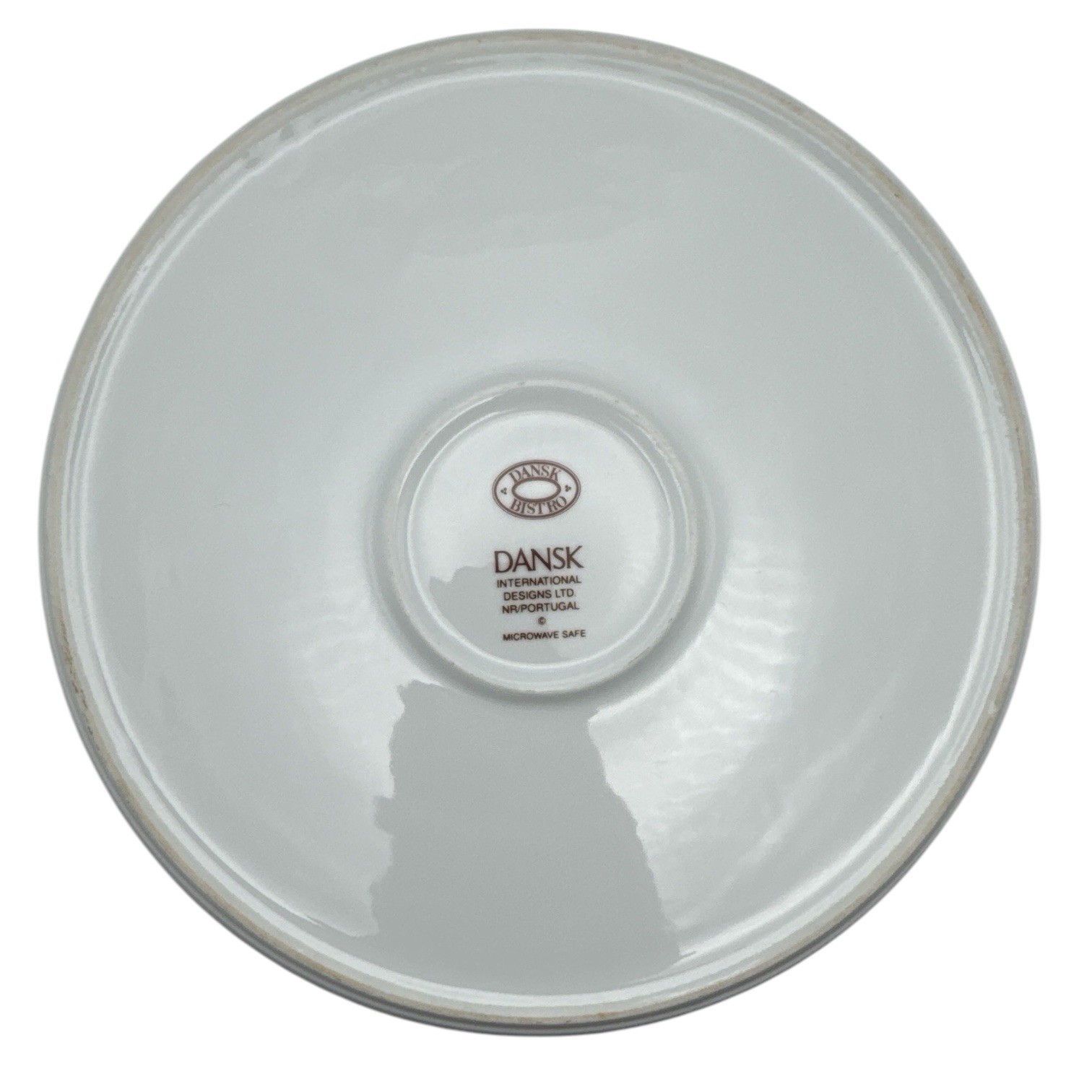 Dansk Bistro White Ribbed Quiche Baking Casserole Dish 10 1/2" w/Rim Portugal gallery