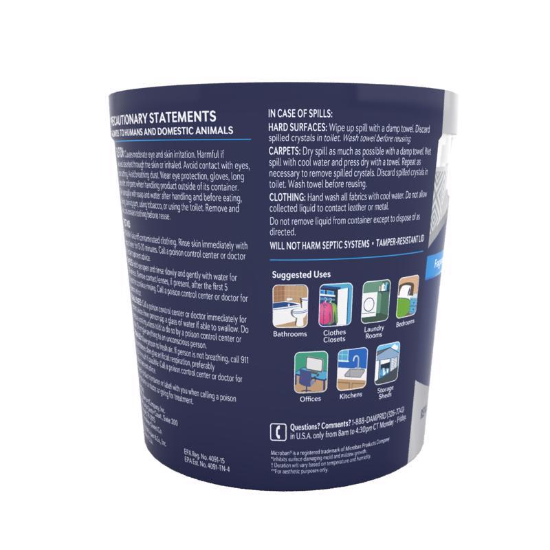 DAMPRID Refillable Tub Moisture & Odor Absorber Dehumidifier 10.5 oz No Scent gallery