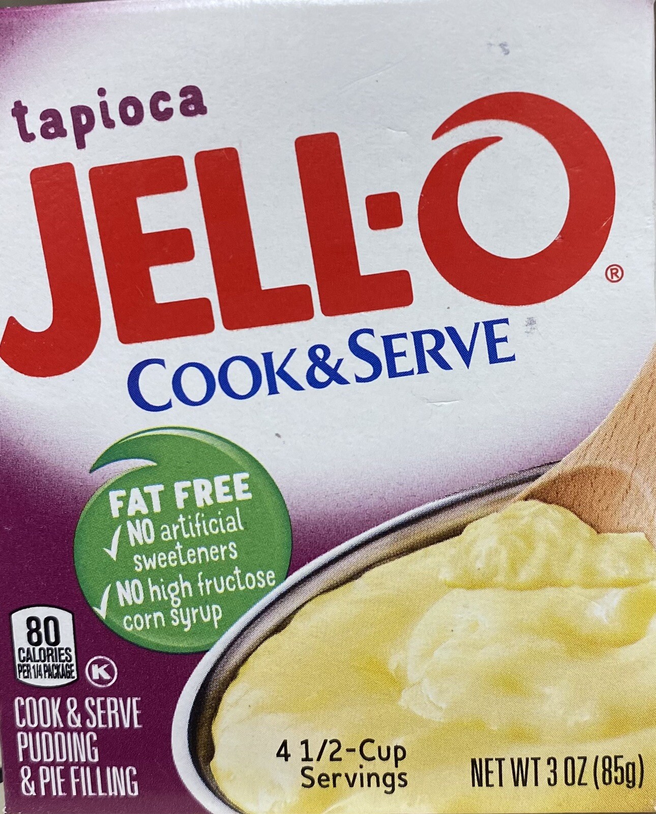 Jello Cook & Serve TAPIOCA Pudding & Pie Filling Mix Dessert 3 oz Box gallery