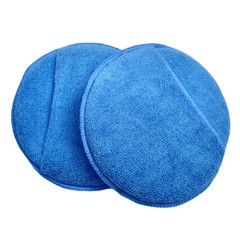 4 PCS Soft Microfiber Car Wax Sponge Car Wash Cleaning Sponge Cloth With Pocket