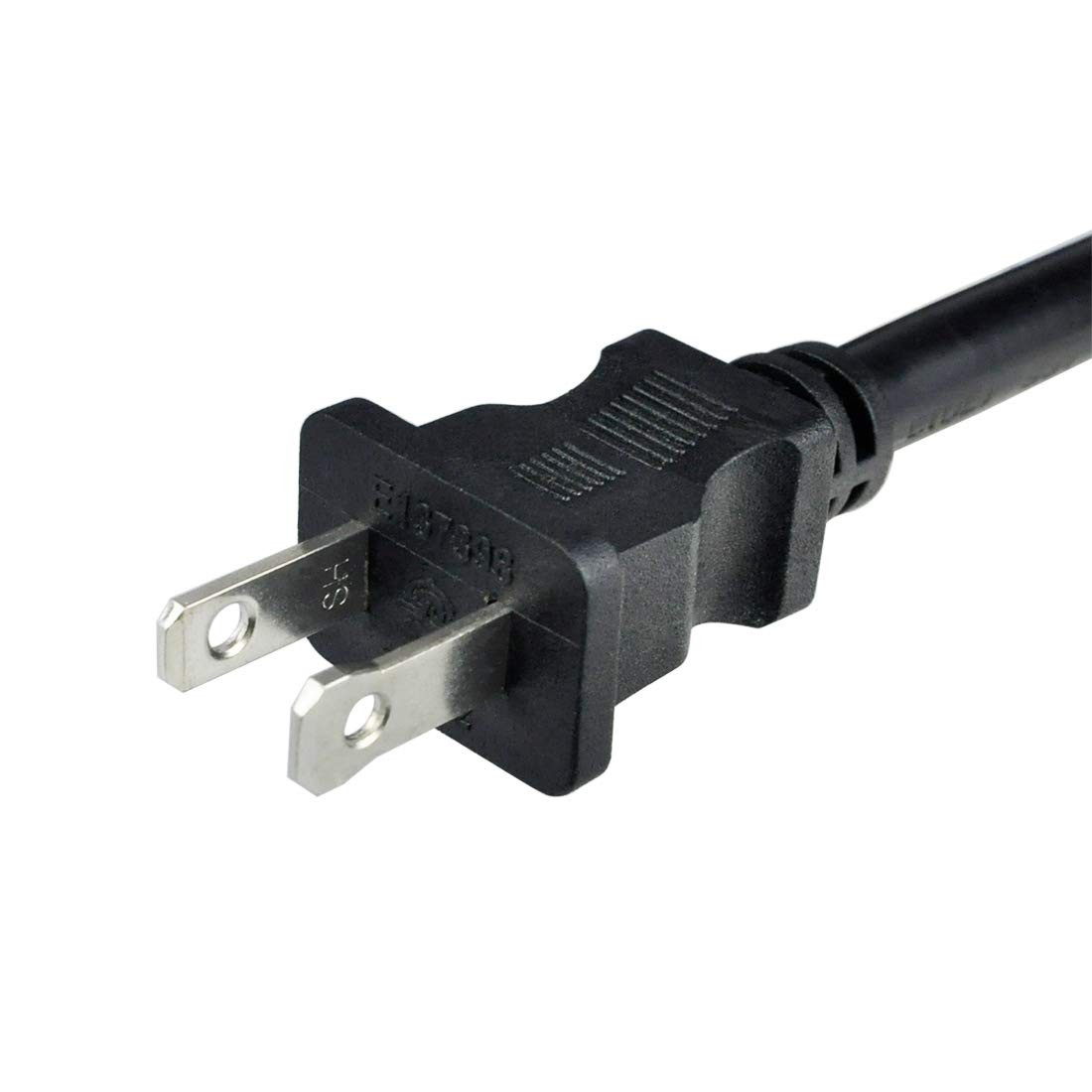 Power Tool Cord, 2 Prong Polarized 18 Gauge 10ft Power Cord Pigtail, Heavy Du... gallery