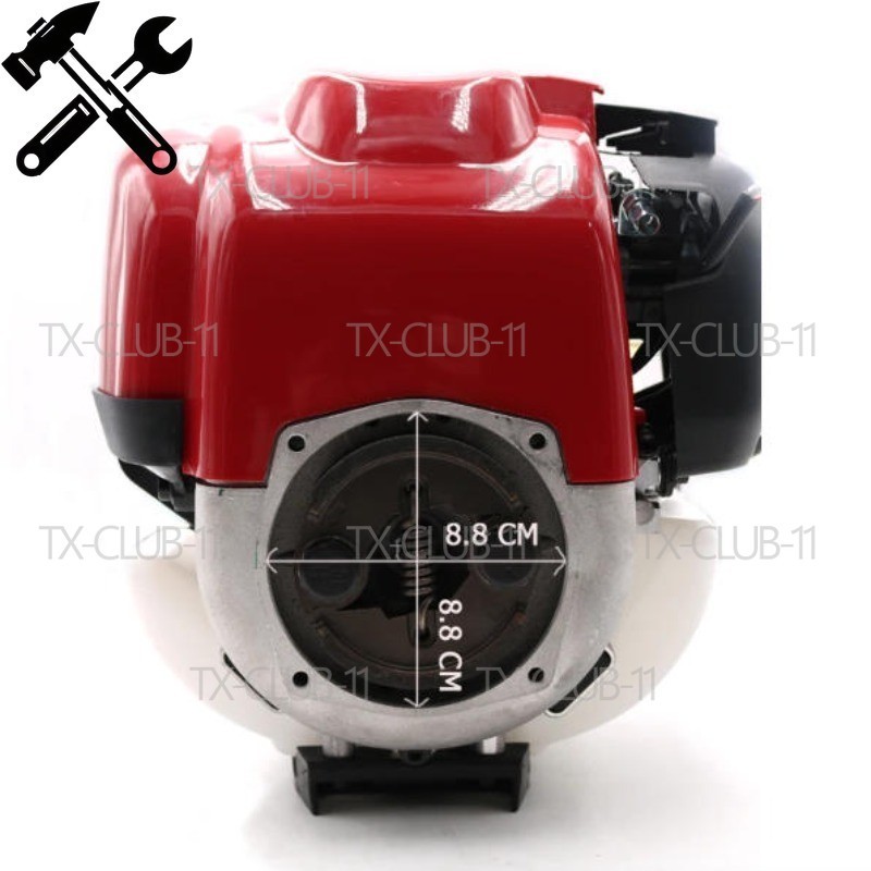 4 Stroke Engine GX35 Petrol Engine Brush Cutter With 35.8 cc 1.3 HP Power gallery