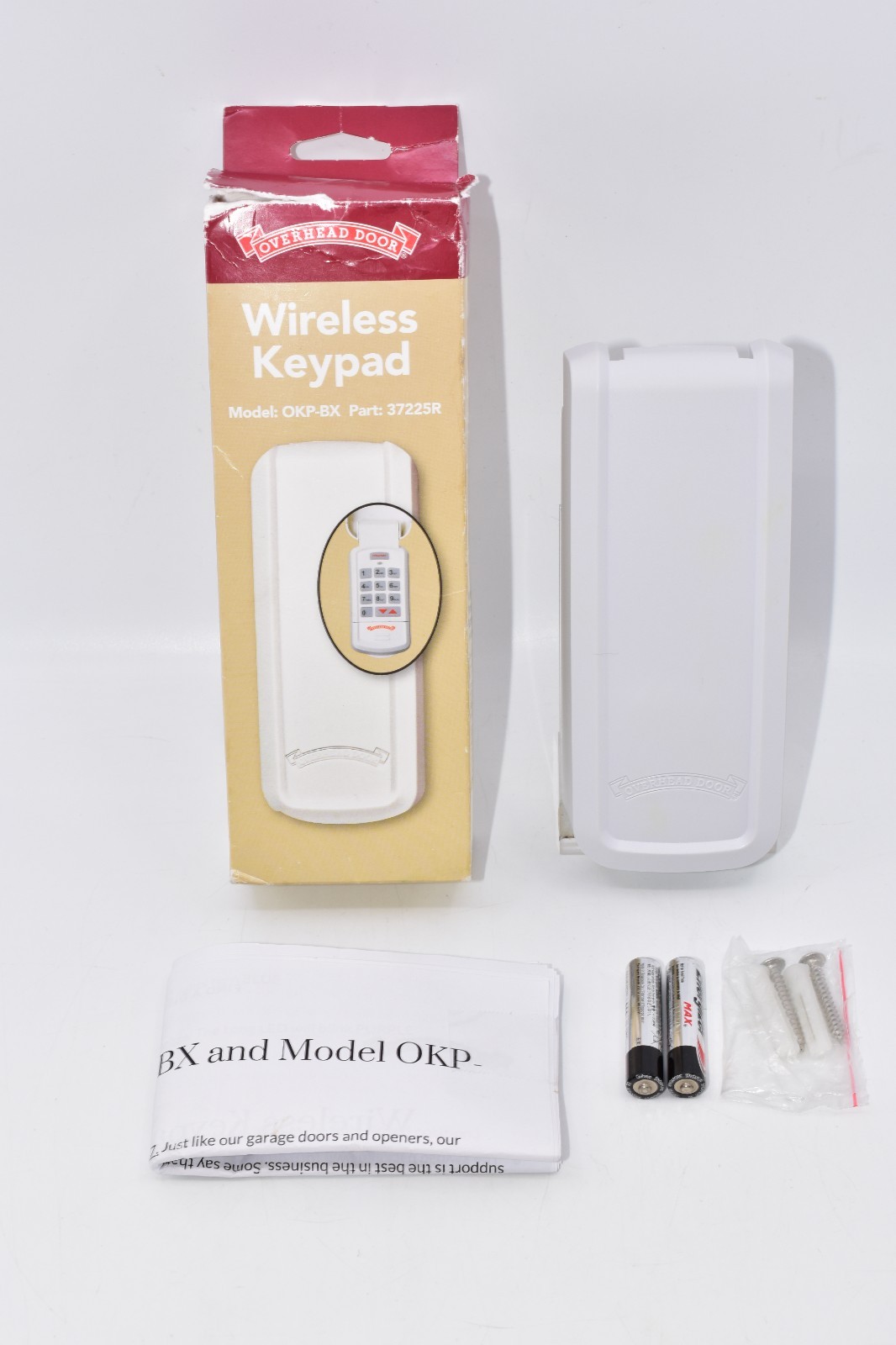 Overhead Door Wireless Garage Keypad OKP-BX 37225R OPEN BOX gallery