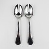 2 Pottery Barn Flatware PBN40 Pattern 18/8 SS Salad Serving Forks 11" Rare HTF gallery