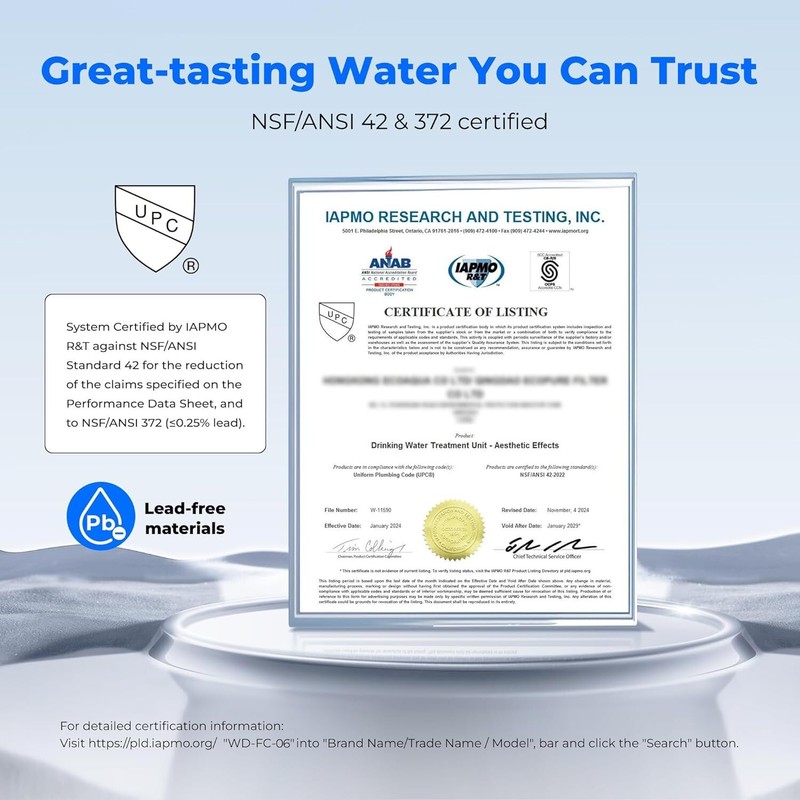 Faucet Water Filter For Kitchen Sink Or Bathroom Mount Filtration Tap Purifier gallery