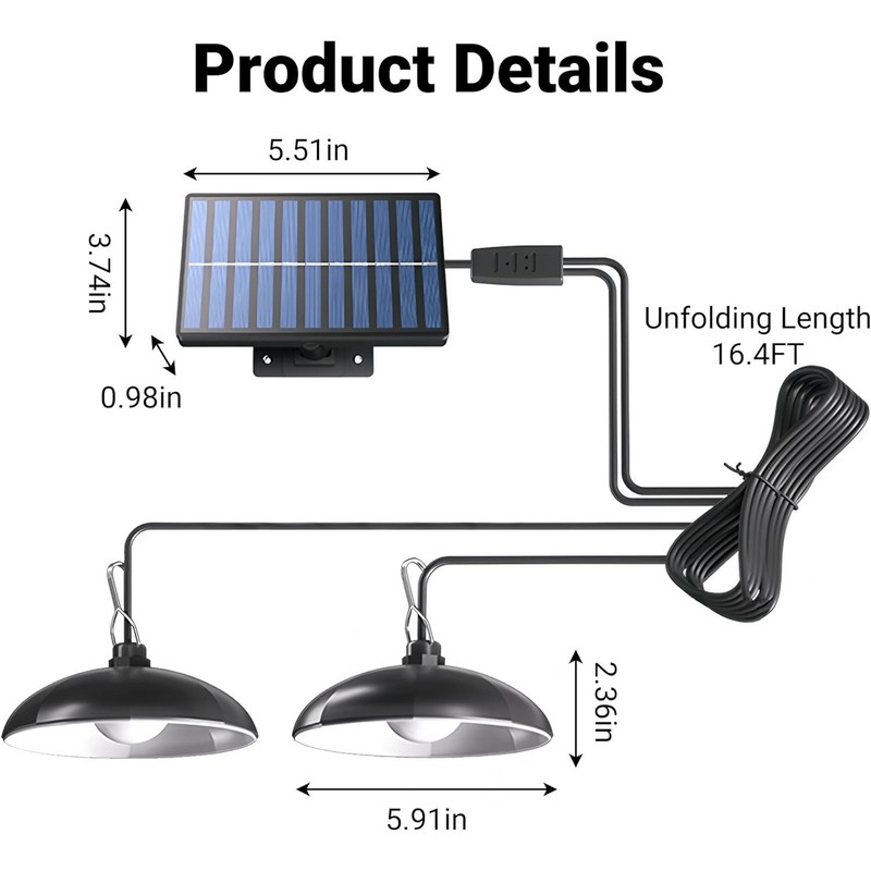 Solar-Powered Chicken Coop Light for Winter Use Outdoor Use in Sheds, Barns gallery