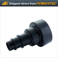 POWERTEC 4 in 1 Adapter Modular Step Dust Collector Hose Fittings (70297)