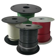 Electrical Primary Copper Wire 12 Gauge 25 100 & 500 FT Lot – 14 Colors – USA