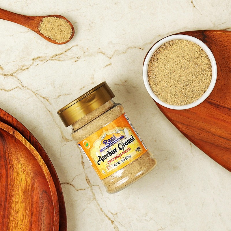 Rani Amchur (Mango) Ground Powder Spice 3oz (85g) PET Jar gallery