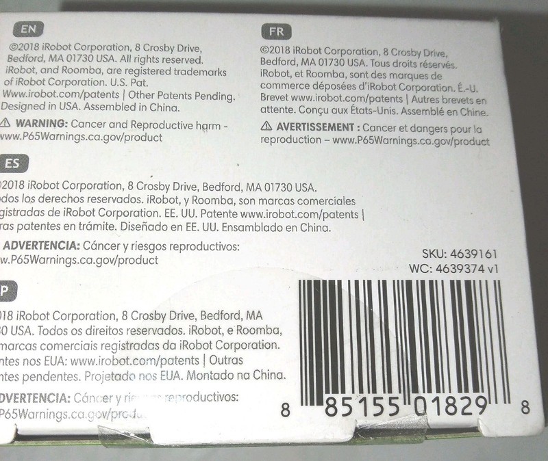 Original iRobot High-Efficiency Filter, 3-pack for Roomba e. & I. Series, New gallery