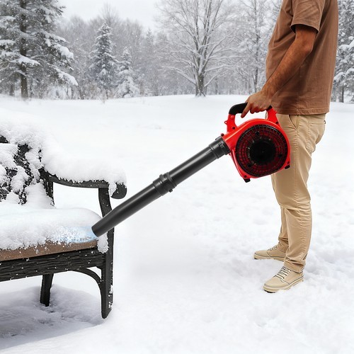 25.4CC 2-stroke Handheld Leaf Blower Gas Powered Leaf Blower 7000rpm gallery