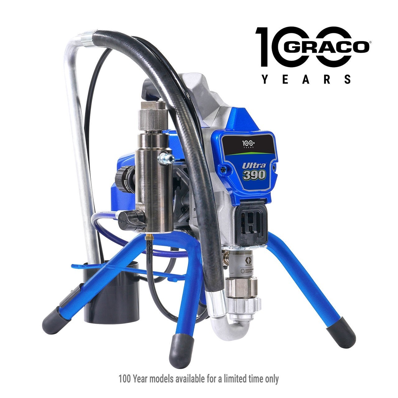 Graco Ultra 390 PC Electric Airless Sprayer Stand 25F501 - 100 Yr Anniversary gallery