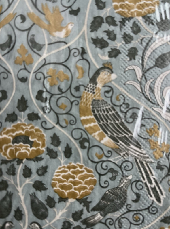 William Morris & Co~Paper Guest NapkinsTowels/Boxed Set Of 32~Bird in Bough~NIB gallery