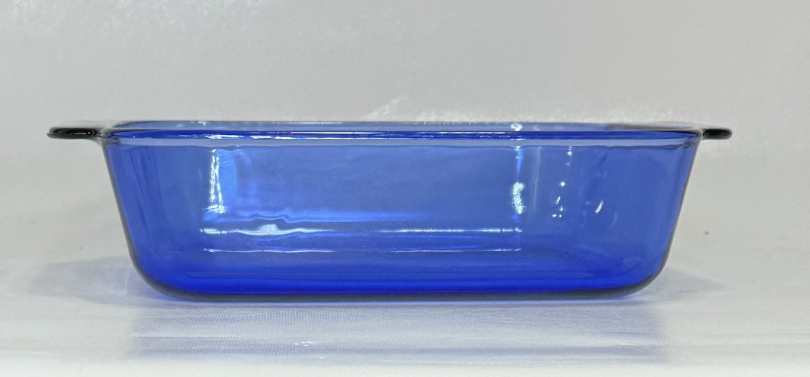 Pyrex 222-R Cobalt Blue 2 Qt / 1.9L Square Baking Dish Square 8x8x2" Made USA gallery