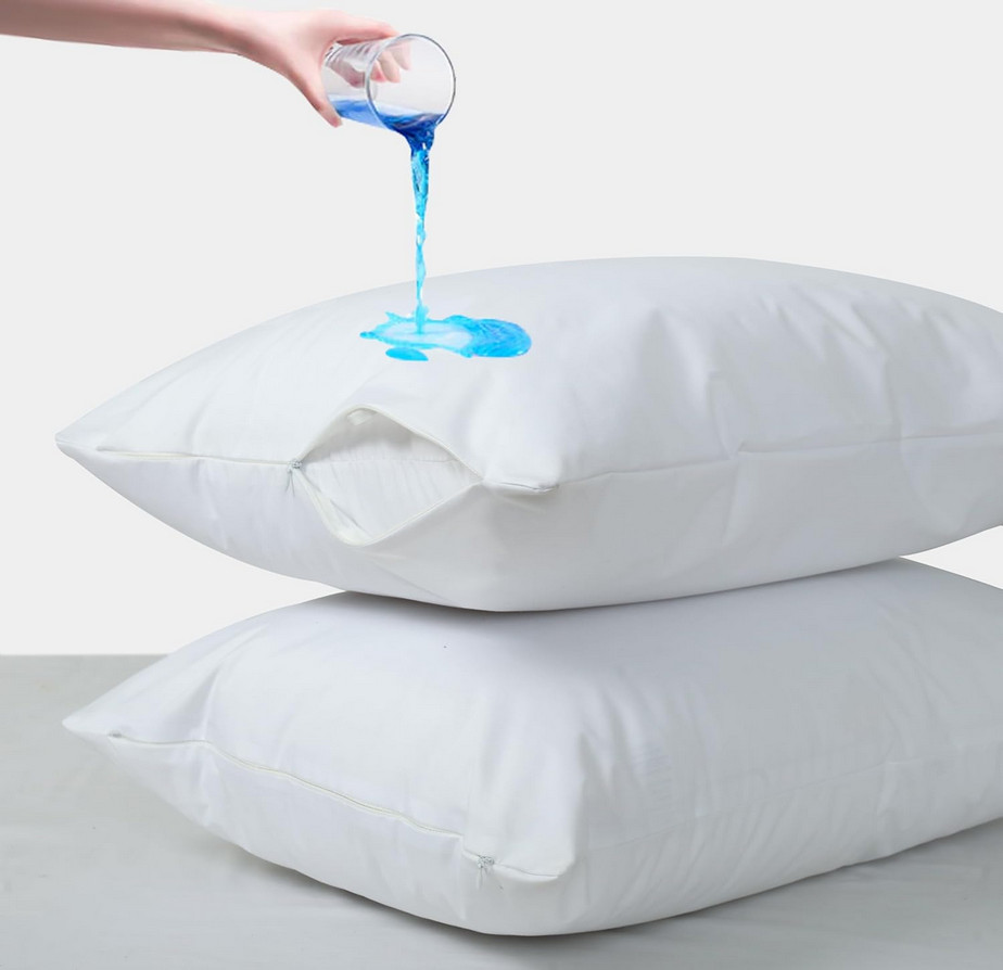 Waterproof Pillow Covers Zippered 4 Pack Standard Queen King Pillow Protectors gallery