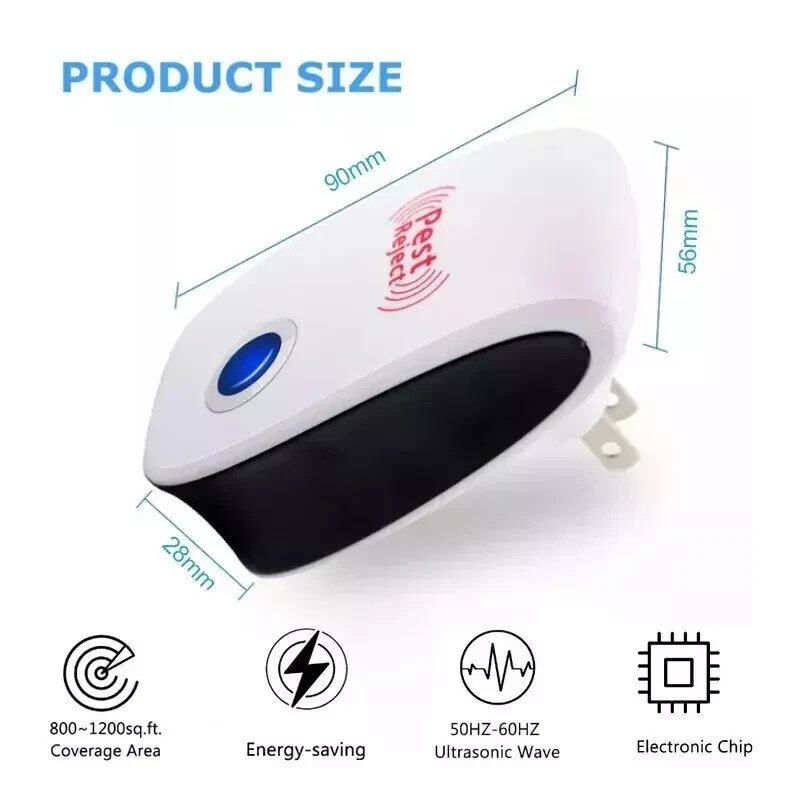 Ultrasonic Pest Insect Rodent Repeller Electronic Plug-In Mice Rat Cockroach Bug gallery