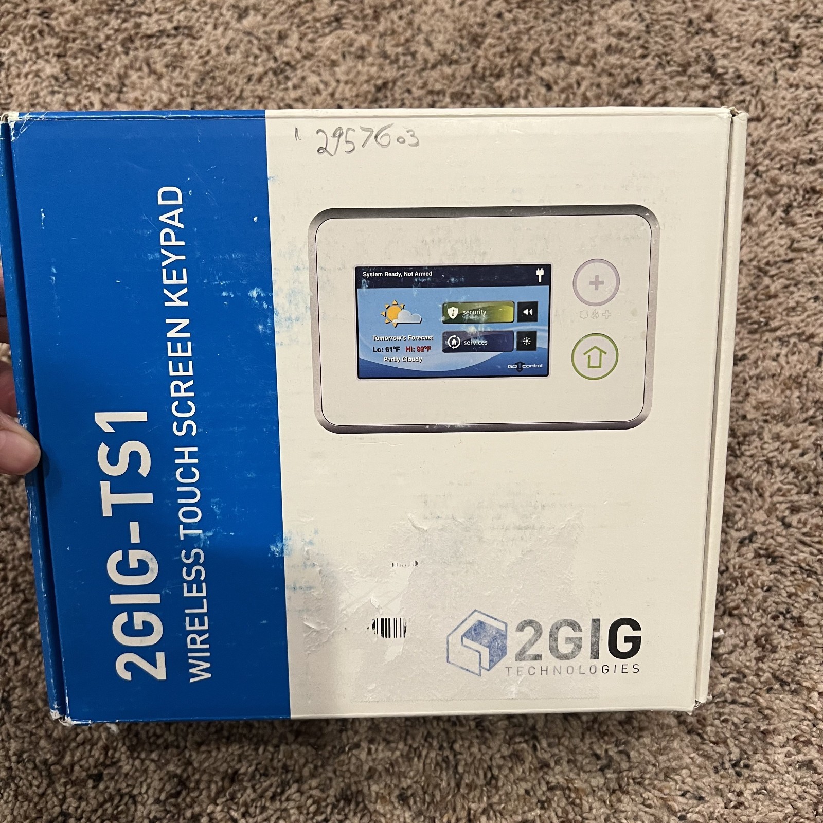 2GIG-TS1 Wireless Touch Screen Keypad Home Security System gallery