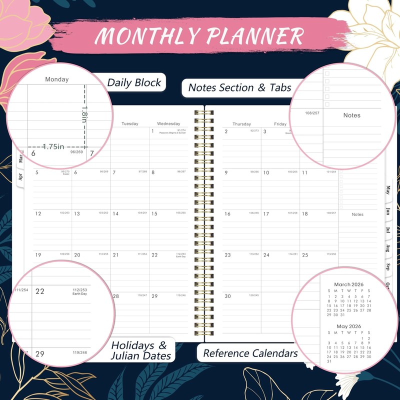 2026 Planner - 2026 Planner Weekly and Monthly, 8.5" x 11", Jan. 2026 - Dec. ... gallery