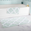 Lavish Home 2 Piece Bathroom Rug Set - 41X24.5 Inch And 34X21 Inch 100 Cotton gallery