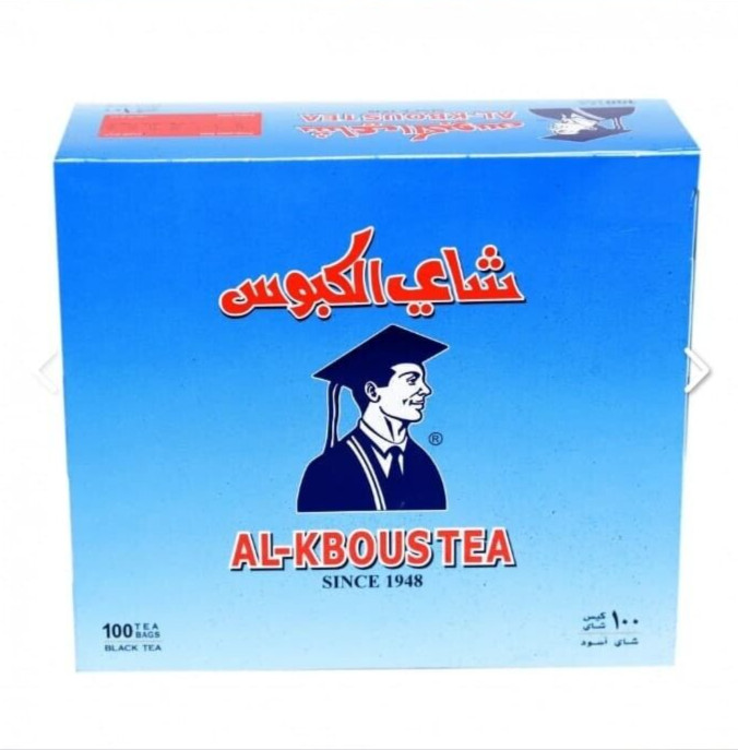 Arabic Black Tea AL - KBOUS Tea ( 100 Tea Bags ) Original * شاي الكبوس * gallery