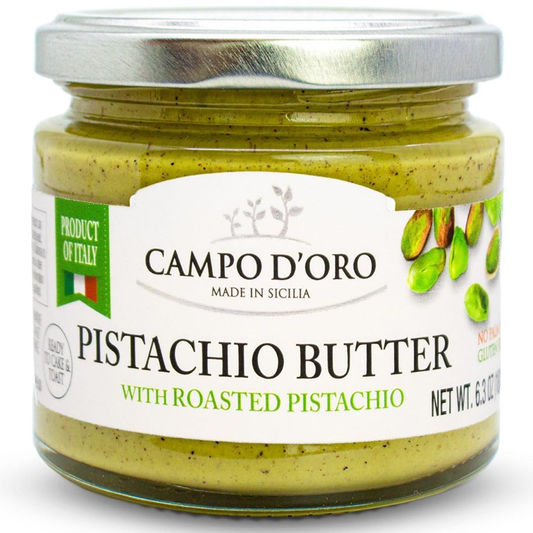 - Pistachio Butter Sweet Spreadable Cream, 6.3 oz (180g), Rich & Nutty for Kn... gallery