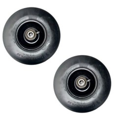 2 PACK FRONT SOLID PUNCTURE PROOF TIRE ASSEMBLY REPLACES STANDER 72460026