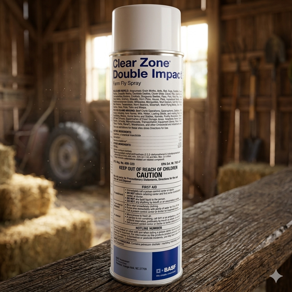 BASF Clear Zone Double Impact Farm Fly Spray 14 oz. gallery