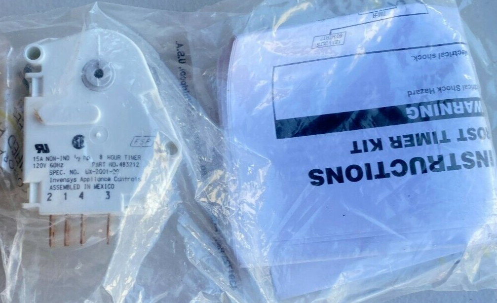 Genuine OEM Whirlpool Defrost Timer W10822278 gallery