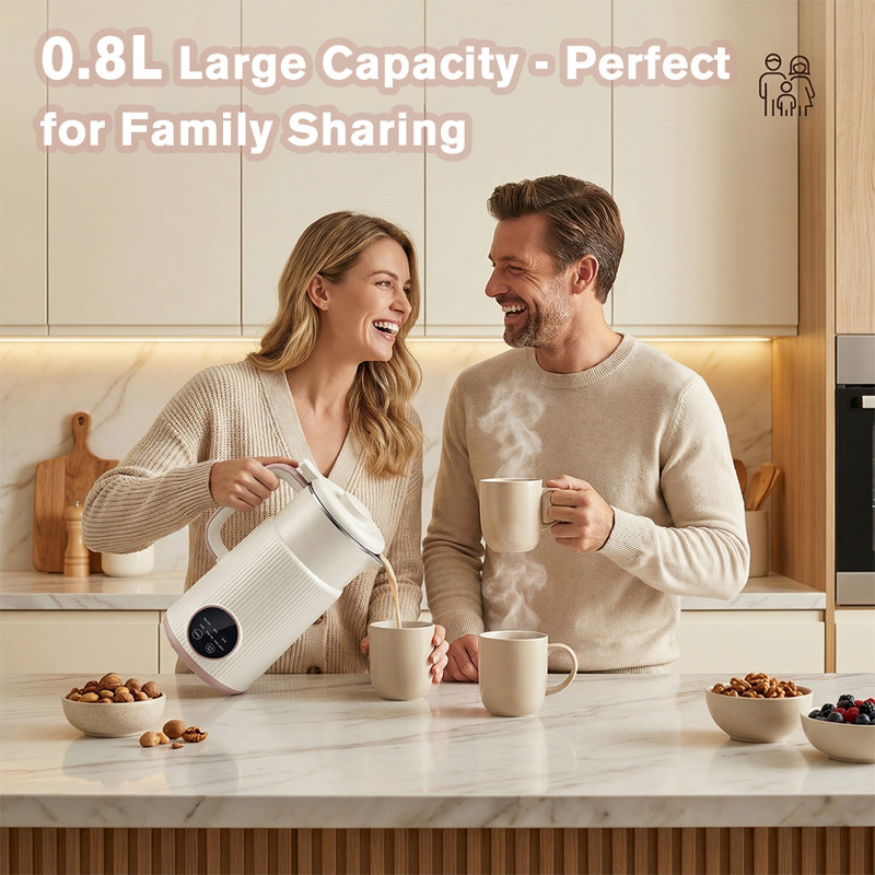 6-in-1 Automatic Nut Milk Maker Blender 27oz Homemade Almond Coconut Soy Machine gallery