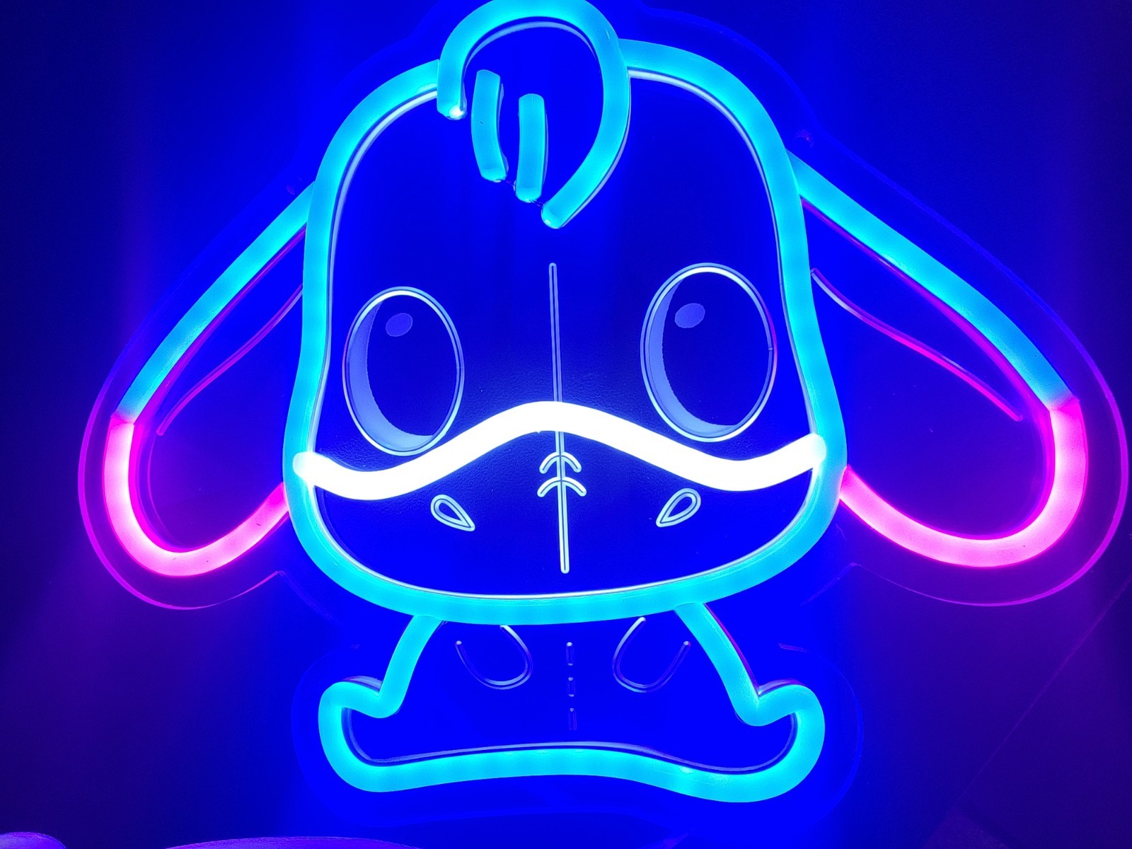 BABY BLUE DONKEY Nursery Custom Illuminated Glowing LED Neon Wall Art Sign gallery